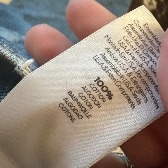 MOTHER SUPERIOR Jeans The Tomcat Roller Shorty in Take Me Higher Size 27 - Picture 7 of 13